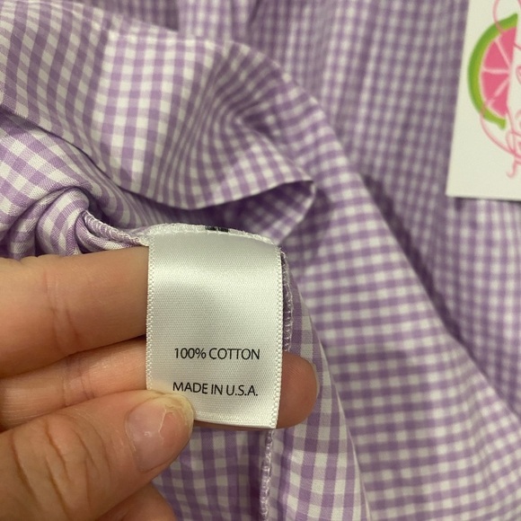 NWT Collyn Raye Gingham Off the Shoulder Top Size XS - Picture 5 of 7